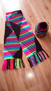 Planned Pooling Neon Stripes Easy Crochet Patterns Free Pooling Crochet Crochet Patterns