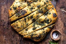 No Knead Rosemary Garlic Parmesan Bread Half Baked Harvest Recipe Parmesan Bread Rosemary Garlic Garlic Parmesan