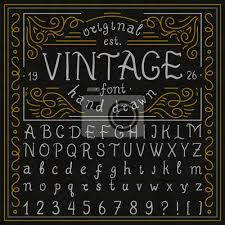 The spanish alphabet is easy to learn — it differs by only one letter from the english alphabet. Vintage Whiskey Font Handwritten Alphabet Letters Decorative Leinwandbilder Bilder Emblem Schriftkunst Schreiben Myloview De