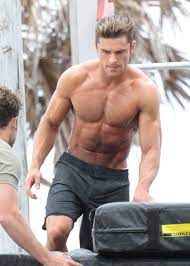 Zac efron put on some muscle and got really lean for his role in baywatch, which anybody can do. Zac Efron Shirtless Baywatch Pictures Every Ridiculous Photo Zac Efron Has Instagrammed From The Baywatch Set Teen Vogue