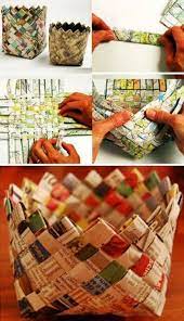40 Paper Craft Ideas For Office Desk Bored Art Recycled Paper Crafts Paper Crafts Diy Magazine Crafts