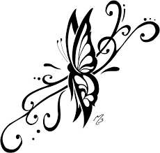 Very Cute Tribal Butterfly Tattoo Butterfly Tattoo Designs Butterfly Tattoo