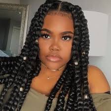 This edgy angled bob spices things up with a pop of color in the bangs and a very detailed razor cut. African Hair Braiding Feeding Braids Cornrolls Hairstyles Braids Godess Braids Curly And 4a Hair Beauty Haircut Home Of Hairstyle Ideas Inspiration Hair Colours Haircuts Trends