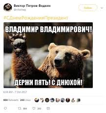Yes putin upholds an old russian tradition of bear cavalry. The Online Bots Behind Vladimir Putin S Birthday Wishes Bbc News