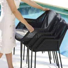 Cane Line Breeze Dining Chair Stackable Set Of 2 In 2020 Comfortable Furniture Dining Chairs Outdoor Chairs