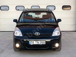 toyota verso elegant 2006 7 kisilik hatasiz hiz sabitleyici hiz limitleyici sunroof start stop sogutmali torpido on arka park sensoru toyota araba otomobil