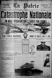 Journal La Patrie 1907 Quebec Canada Canadian Heritage Old Quebec