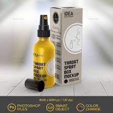 Download Spray Bottle Box Packiging Mockup Affiliate Bottle Ad Spray Box Mockup Bottle Mockup Mockup Bottle Box
