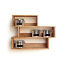 Side By Side Teeregal Aus Holz Schwimmendes Regal Regal Gewurzregal Holz