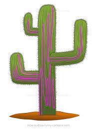 Long ago the cactus was a rare plant that can be seen in the deserts of africa or america. How To Draw A Cactus
