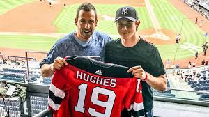 By 2007, adam sandler had realized the potential of television and expanded his company to include tv shows. New Jersey Devils Young Stud Jack Hughes Meets Adam Sandler