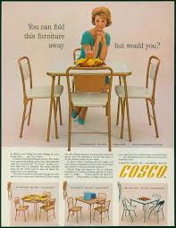 1962 Cosco Folding Tables Chairs Hamilton Cosco Inc Columbus Oh Original Ad Cosco Folding Table Chair
