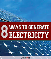 He made the first electricity generator called a faraday disk, which operates on this relationship between magnetism. 8 Ways To Generate Electricity At Home Survival Life Blog Solar Survival Life Alternative Energy