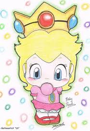 Baby Princess Peach By Boltonartist On Deviantart