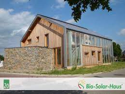 On the south facing slope on the edge of the village of st. Uber 25 Jahre Firmengeschichte Bio Solar Haus
