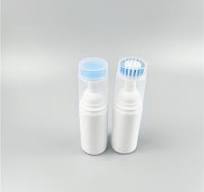15ml Empty Nail Polish PET Transparent Plastic Touch up Brush Bottle With Brush Cap