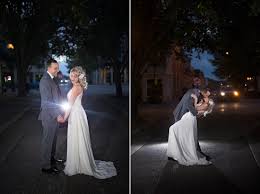 Wedding Portraits At Night In Downtown Fayetteville Nc Using Speedlights Hawaii Wedding Photographer Hawaii Wedding Photography Raleigh Wedding Photographer