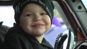 Jeep funeral for little boy who 'loved getting muddy'
