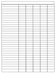 blank charts template world of printable and chart budget