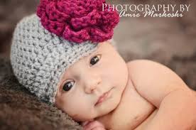 Baby Newsboy Hat: Heather Gray Crochet Flower Hat, Photo Prop