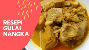 Gulai daun singkong tumbuk bahan: Resepi Gulai Nangka Dato Rizalman Youtube