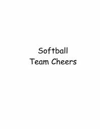 The official 2021 softball roster for the florida. Softball Team Cheers