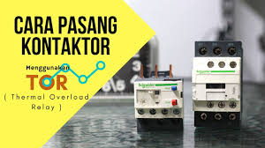 Jika tombol s2 ditekan, maka kontaktor k1 dan k2 bekerja maka lampu indikator h1 menyala dan mengunci sekaligus memberi tegangan pada kontaktor k2 dan lampu indikator h2 anda baru saja membaca artikel yang berkategori elektician dengan judul kontaktor magnet rangkaian star delta. Cara Pasang Kontaktor Menggunakan Tor Thermal Overload Relay Youtube