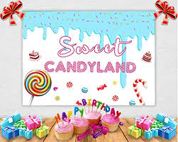 Do you want to throw a vibrant, sugary party to celebrate your kids' birthday? Tj Sweet Candyland Themed Photo Backdrops Girl Birthday Princess Baby Shower Candy Party Decorations Banner Photography Background For Cake Table 7x5ft Vinyl Buy Online In Fiji At Fiji Desertcart Com Productid 143921556