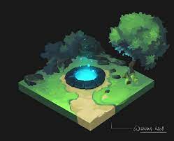 Artstation Game Isometric Concept 1 Matt Sanz Isometric Art Game Concept Art Game Art