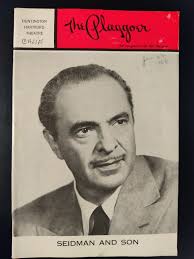 Sam Levine and Abe Vigoda in Seidman and Son 1964 Huntington Hartford  Hollywood