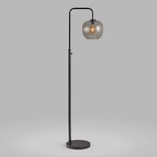 From Modern To Rustic Our Meyer Floor Lamp Infuses A Sophisticated Element Into Any Home Decor Style Featuring Rustic Floor Lamps Floor Lamp Glass Floor Lamp