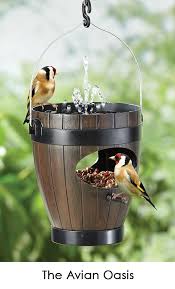The Avian Oasis Hammacher Schlemmer Bird Feeders Backyard Birds Bird House Plans