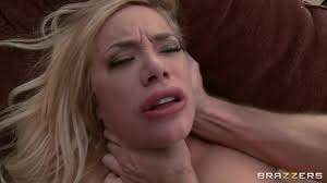 Shyla Stylez's lucky tits in a porn gif with James Deen