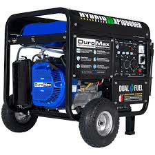 Duromax 10 000 Watt 8 000 Watt Electric Start Dual Fuel Powered Portable Generator Xp10000eh The Home Depot In 2020 Dual Fuel Generator Gas Generator Portable Generator