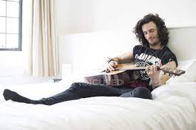 Check spelling or type a new query. Man Playing Guitar In Bed People Lying Down Stock Photo 147436097