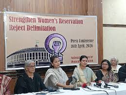 33% Women's Reservation Implement Immediately! Reject Delimitation,  Strengthen Reservation for Women! The BJP government's attempts to divide  the country on a communal agenda and weaken democracy and the federal  structure will not