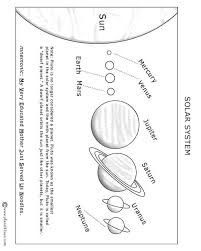 Free Printables For Kids Solar System Worksheets Solar System For Kids Solar System Projects For Kids