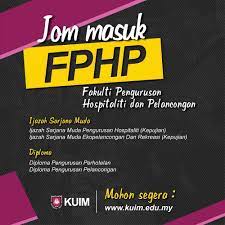 Kursus pengajian adalah di peringkat diploma dan pengkhususan adalah dalam bidang pengurusan pelancongan. Jom Masuk Fakulti Pengurusan Kuim Kini Universiti Penuh Facebook