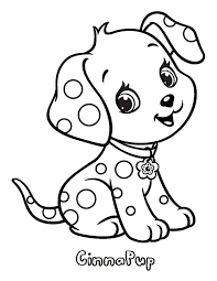 Show your kids a fun way to learn the abcs with alphabet printables they can color. Cinna Puppy Coloring Page Free Printable Coloring Pages For Kids