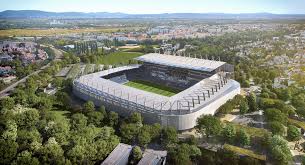 Le stade de la meinau. Populous Using Decommissioned Aircraft In Rc Strasbourg S Stadium