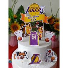 That's kobe bryant of the world champion lakers throughout the first ball tonight gets a hug from dave hanson and he got an ovation. Kobe Bryant Cake Topper Shopee Philippines