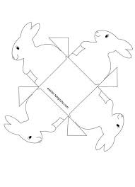 Paper Bunny Basket Easter Paper Crafts Paper Easter Basket Paper Bunny