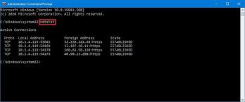 We'll use the pid later to find out what process is using a specific port. How To Use Netstat Command On Windows 10 Windows Central