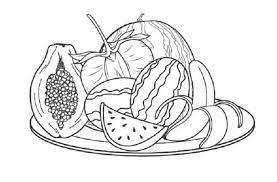 Untuk memudahkan dalam mewarnai, bisa langsung mencontoh gambar yang sudah di warnai. 11 Sketsa Buah Buahan Yang Simple Dan Mudah Broonet