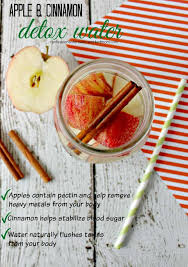 Apple cider vinegar contains significant amount of acetic acid and citric acid. Apple Cinnamon Detox Water Detox Water Recipes With Apples