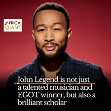 John Legend is not just a talented musician and EGOT winner, but also an  intelligent scholar. He began playing the piano at age 4 and as a result of  his academic talent,