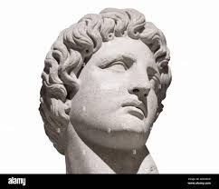 Statue of david white background hi-res stock photography and images