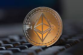 Buy eth ethereum coin by ruslanmikaielian on videohive. Hd Wallpaper Logo Gold Fon Coins The Air Eth Ethereum Wallpaper Flare