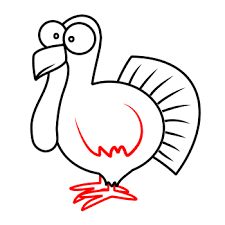 How to draw a turkey animal. How To Draw A Cartoon Turkey That Looks Lovely