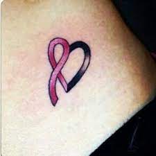 Pin On Simple Ribbon Heart Tattoos